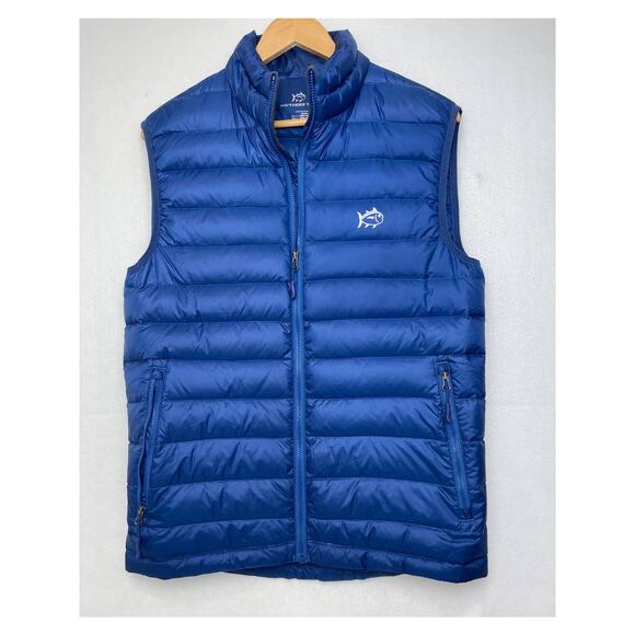 Southern Tide Mens Small Down Filled Puffer Vest Full Zip - Picture 2 of 7